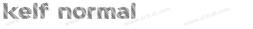 kelf normal字体转换 kelf normal字体转换